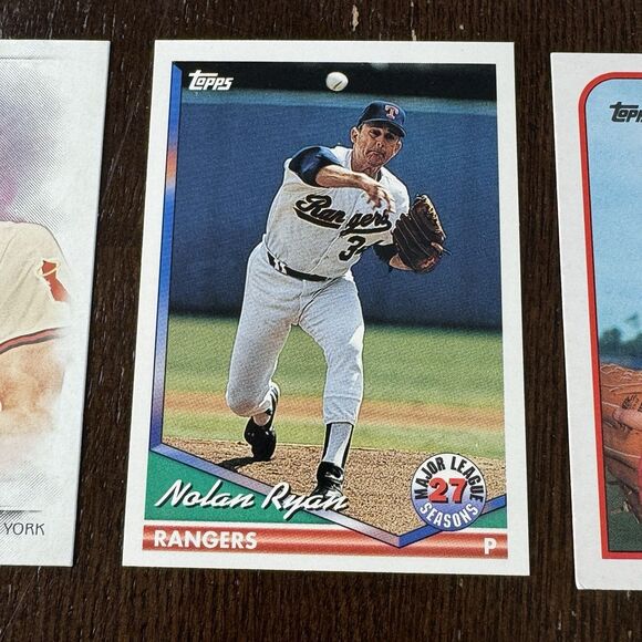 Nolan Ryan 12 Card Lot NM With Pacific Bloody Lip Real Gamer #92 & 1984 Topps - Picture 4 of 13